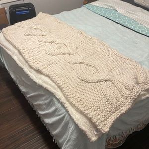 Brand new cream blanket